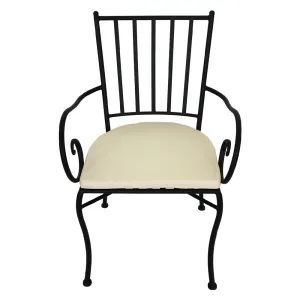 SEDIA CON BRACCIOLI 'ORTIGIA' cm 45 x 42 x h.88 - seconda scelta