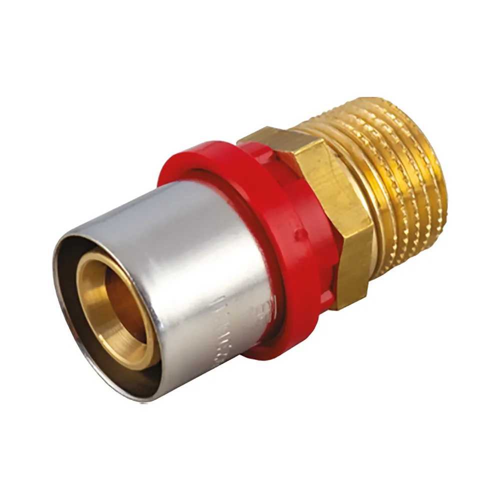 RACCORDO A PRESSARE DIRITTO '1650CT' 16 x 3/4 - maschio RACCORDO A PRESSARE DIRITTO '1650CT' 16 x 3/4 - maschio