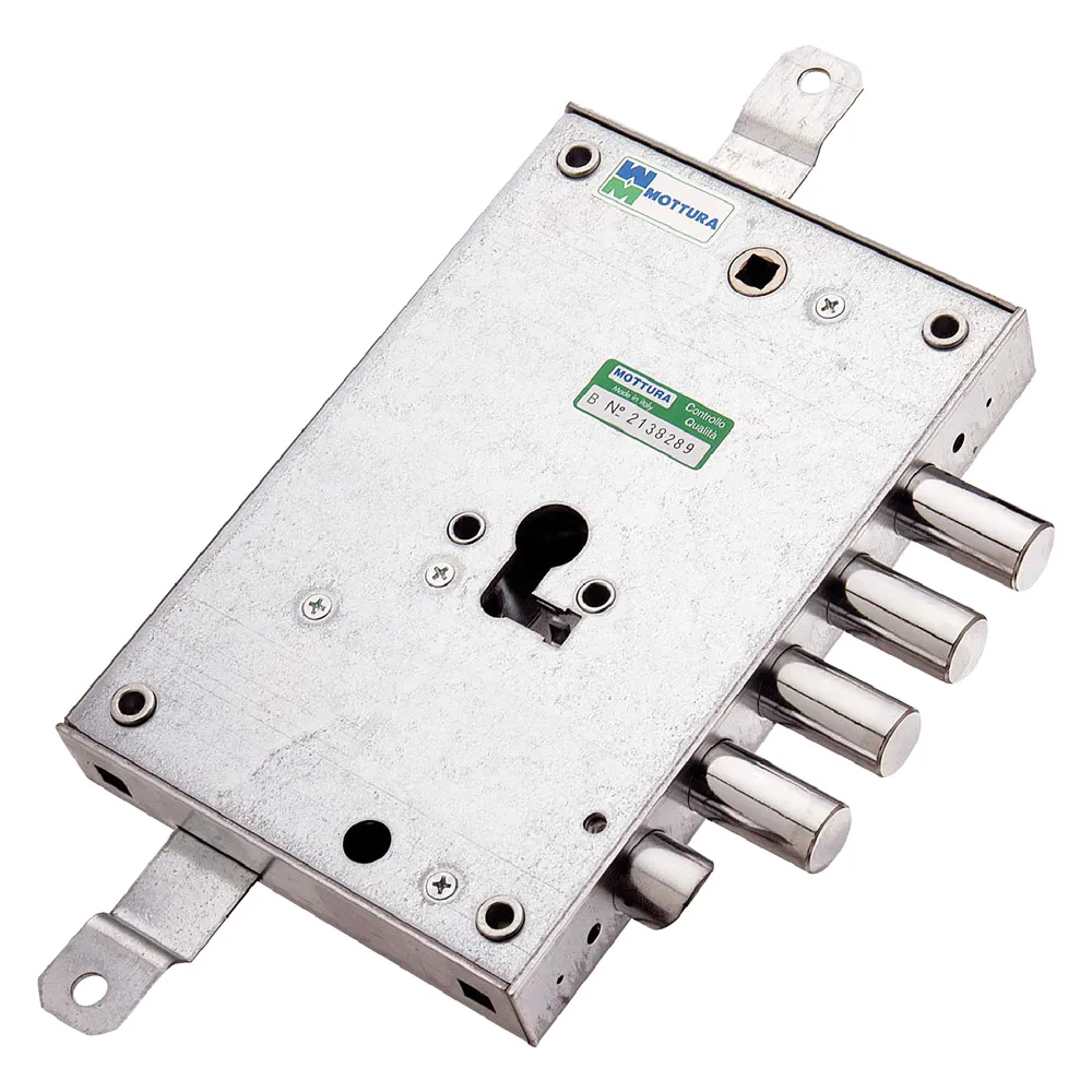 SERRATURA DA APPLICARE TRIPLICE PER PORTE BLINDATE ART. 85.571 Dx E 63 - mm 206 x 136 SERRATURA DA APPLICARE TRIPLICE PER PORTE BLINDATE ART. 85.571 Dx E 63 - mm 206 x 136
