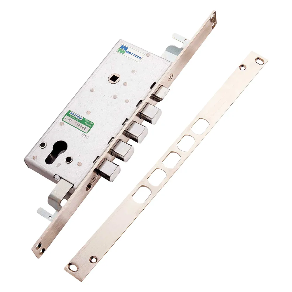 SERRATURA DA INFILARE TRIPLICE PER PORTE BLINDATE ART. 85.140 Sx E 49 - scatola mm 193 x 78 SERRATURA DA INFILARE TRIPLICE PER PORTE BLINDATE ART. 85.140 Sx E 49 - scatola mm 193 x 78