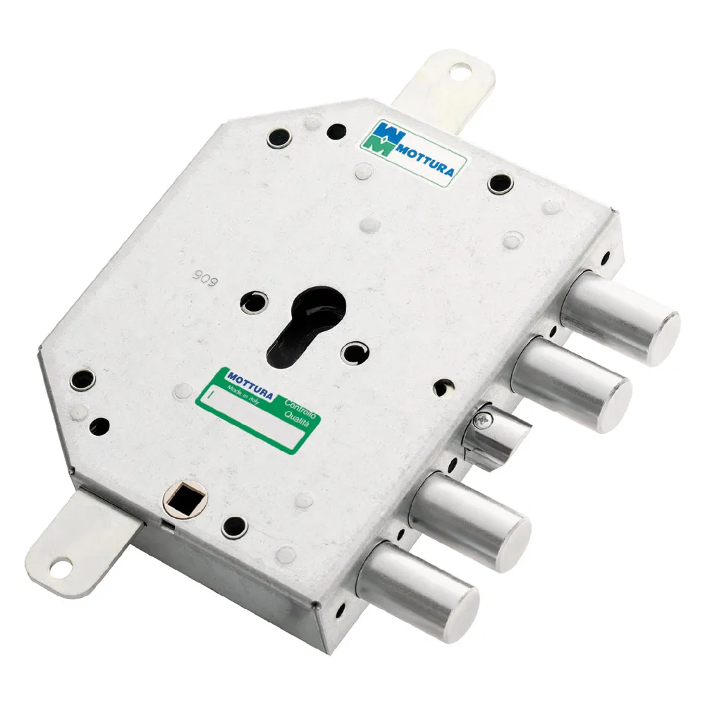 SERRATURA DA APPLICARE TRIPLICE PER PORTE BLINDATE ART. 89C.855 Sx E 60 - mm 132 x 165 SERRATURA DA APPLICARE TRIPLICE PER PORTE BLINDATE ART. 89C.855 Sx E 60 - mm 132 x 165