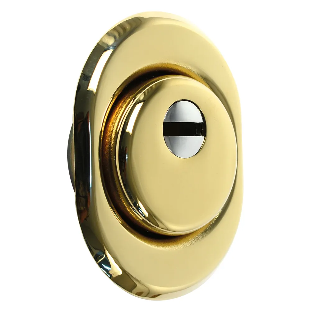 DEFENDER ANTITRAPANO REGOLABILE PER SERRATURE h.14/25 mm - Ø mm. 50 ottone DEFENDER ANTITRAPANO REGOLABILE PER SERRATURE h.14/25 mm - Ø mm. 50 ottone