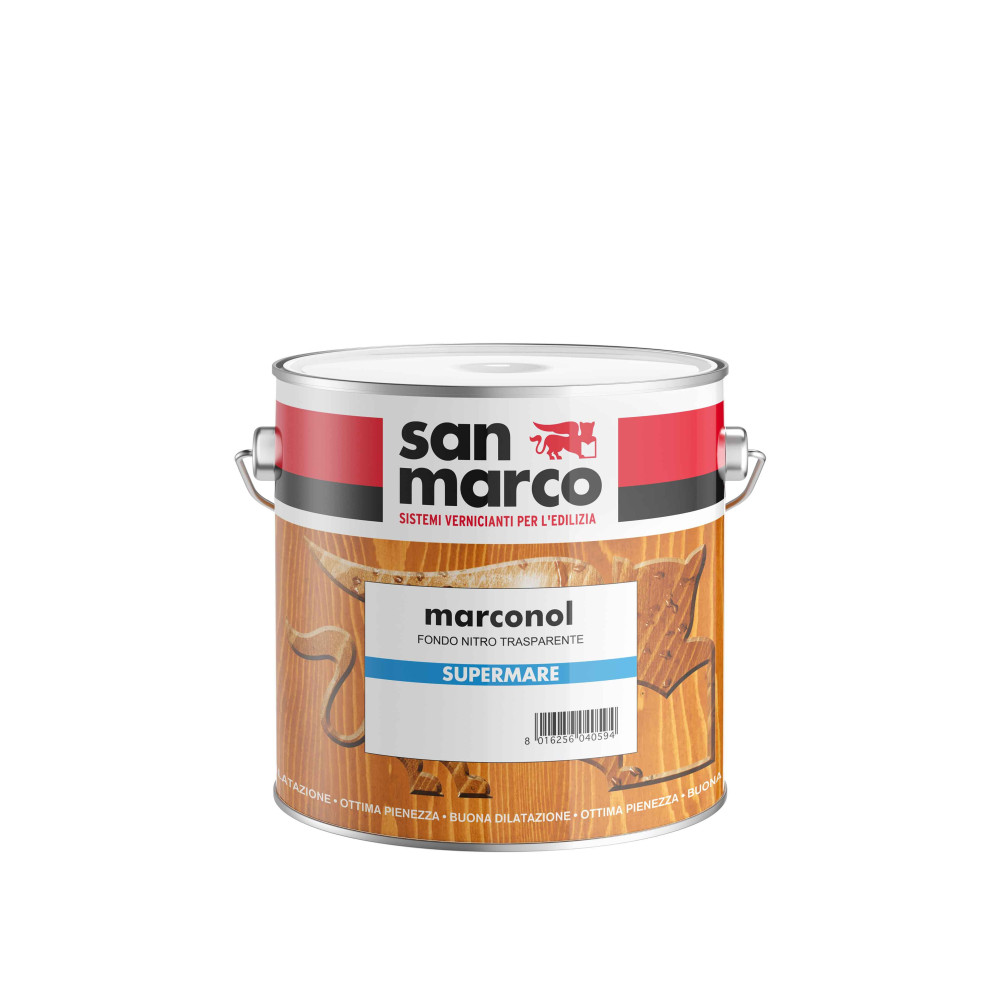 MARCONOL SUPERMARE - Peinture transparente de protection - SAN MARCO (Au choix)