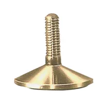 PIEDINO FISSO OTTONE MA10 X D 60 MM (10