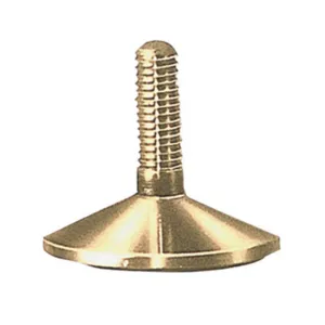 PIEDINO FISSO OTTONE MA10 X D 60 MM (10
