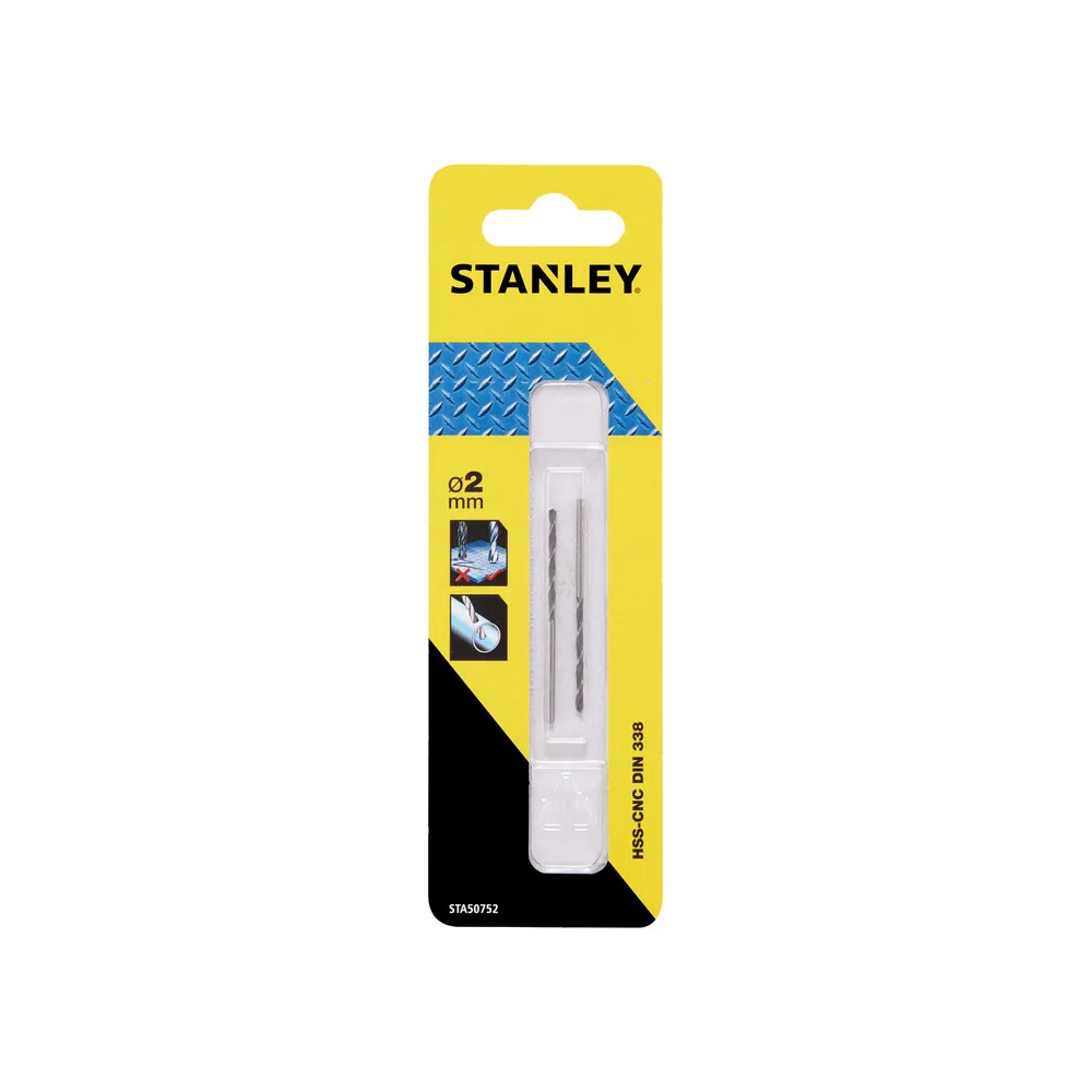 PIRANHA STANLEY STA50752 (X50752) PUNTA CROWN 2 MM 2 PZ