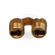 CERNIERA CILINDRICA INVISIBILE OTTONE D 12 MM** (24