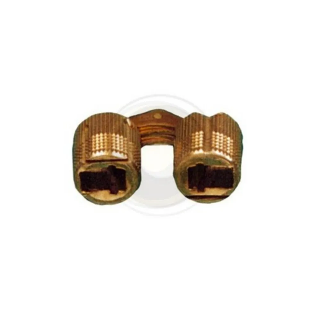 CERNIERA CILINDRICA INVISIBILE OTTONE D 12 MM** (24