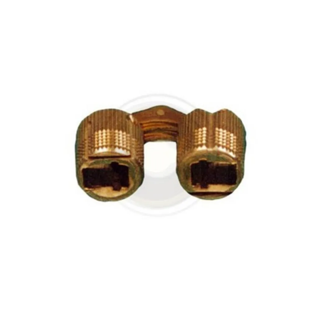 CERNIERA CILINDRICA INVISIBILE OTTONE D 14 MM** (24