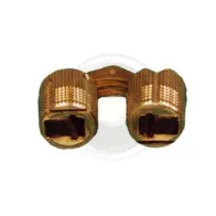 CERNIERA CILINDRICA INVISIBILE OTTONE D 16 MM** (24