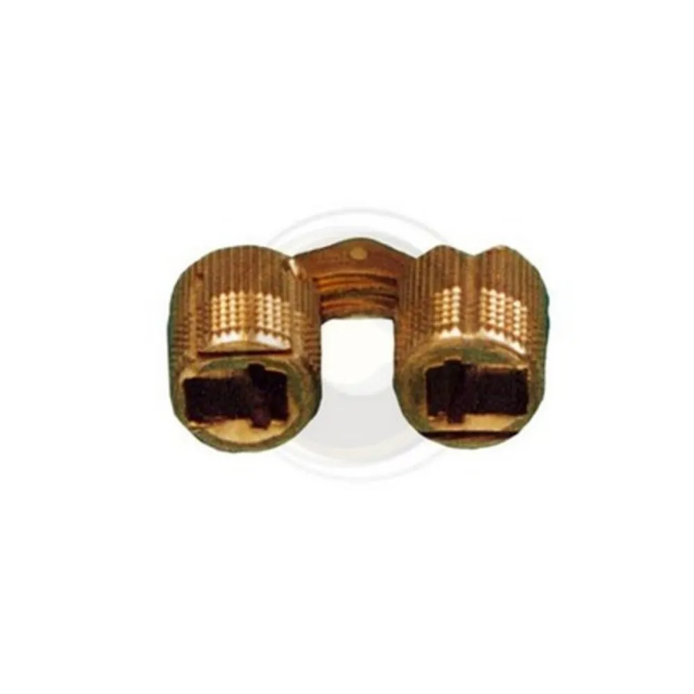 CERNIERA CILINDRICA INVISIBILE OTTONE D 16 MM** (24