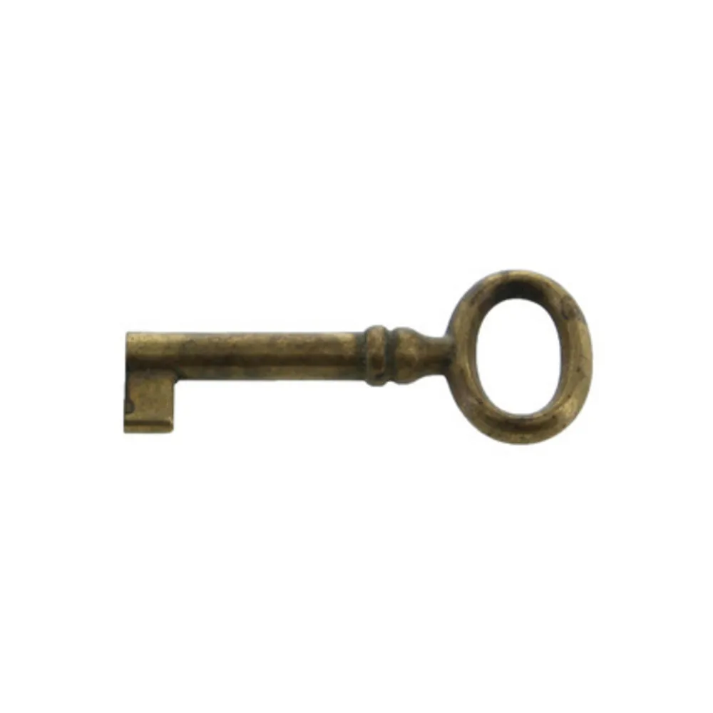 CHIAVE P/MOBILI 33718 24X56 MM OTTONE ANTICATO** (25 CHIAVE P/MOBILI 33718 24X56 MM OTTONE ANTICATO** (25