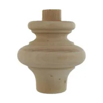 PIEDE IN LEGNO ONTANO 53014 80X 80 MM (8