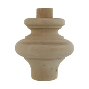 PIEDE IN LEGNO ONTANO 53014 80X 80 MM (8