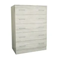 KIT CASSETTIERA 5 CASSETTI 80X45X111 CM BIANCO VEN.K083