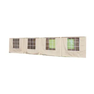 SET TELI LATERALI P/GAZEBO BIG ROYAL YF5005S BIANCO