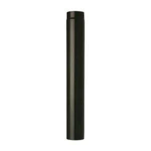 TUBO PLUS PORCELLANATO H 100 CM D 13 CM NERO OPACO