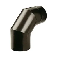 GOMITO PLUS PORCELLANATO 90 D 13 CM NERO OPACO