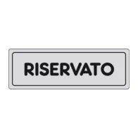 ETICHETTA ADESIVA 150X50 RISERVATO (10