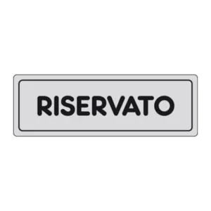 ETICHETTA ADESIVA 150X50 RISERVATO (10