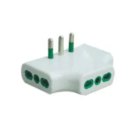 FME 82.220 ADATTATORE 16A 2P+T 3 PRESE 2P+T BIPAS