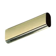 TUBO P/ARMADIO OVALE OTTONATO 30X15 MM DA 1