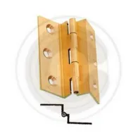 CERNIERA FRESATA C/COLLO OTTONE SAT 60X50 MM** (24