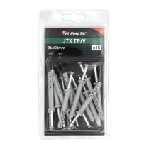 ELEMATIC BLISTER TASSELLO JTX TP/V 6X50 C/VITE 15 PZ (10