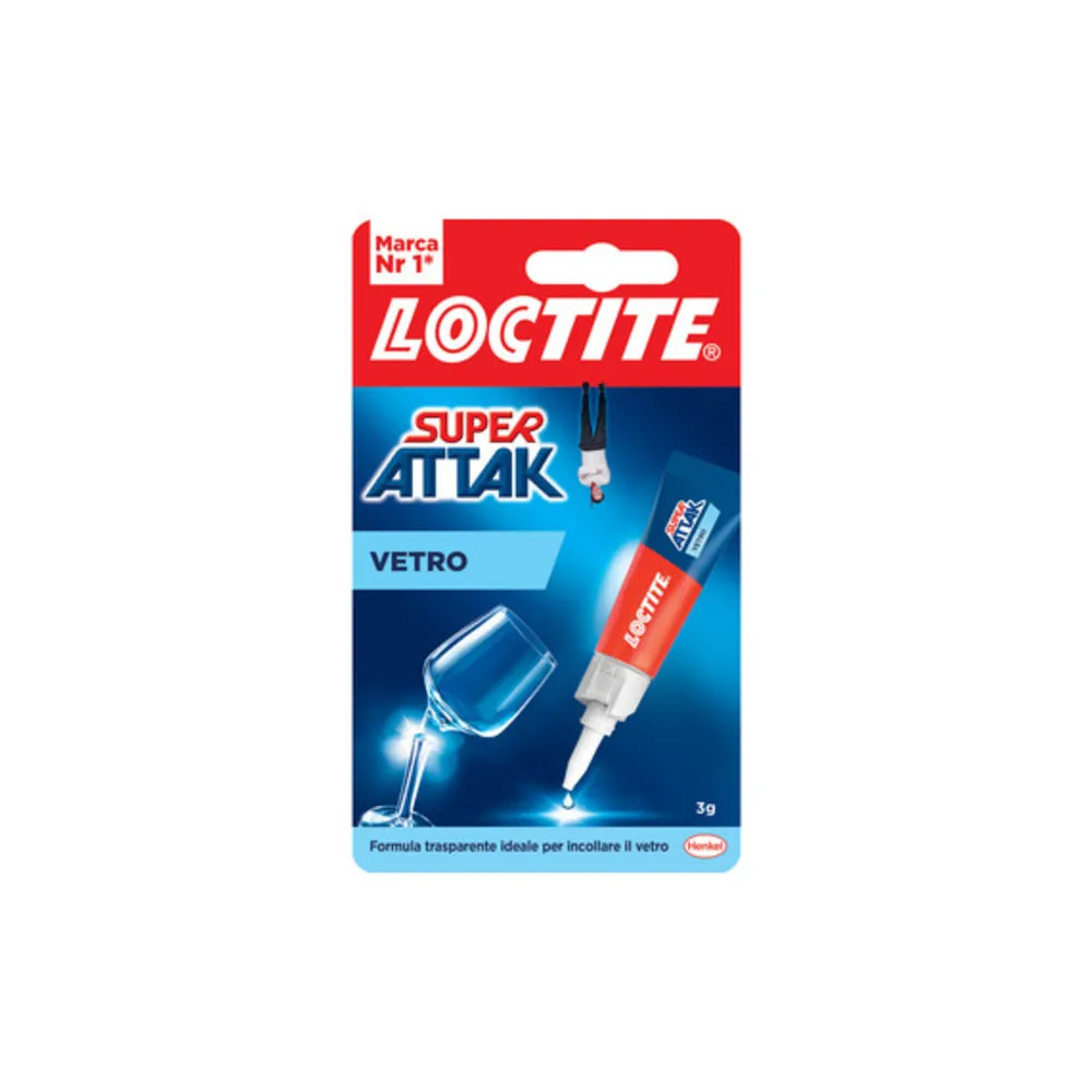 ADESIVO SUPER ATTAK VETRO 3 G ADESIVO SUPER ATTAK VETRO 3 G