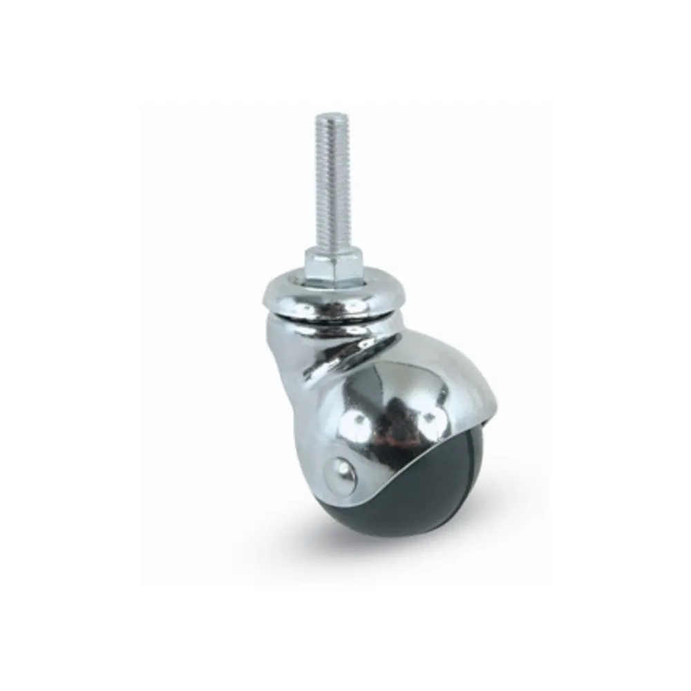 RUOTA MOBILE D 30 MM GOMMA A CUFFIA 165/B PER 8MAX30* (24