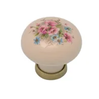 POMOLO PORCELLANA TONDO C/BASE F/11 31X26 MM** (25