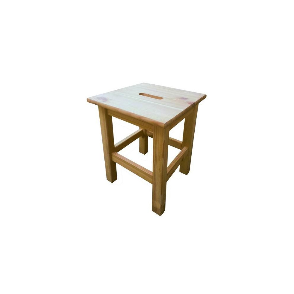 BLINKY WOODEN STOOLS MODEL BIG-SQUARE 30X30X44H
