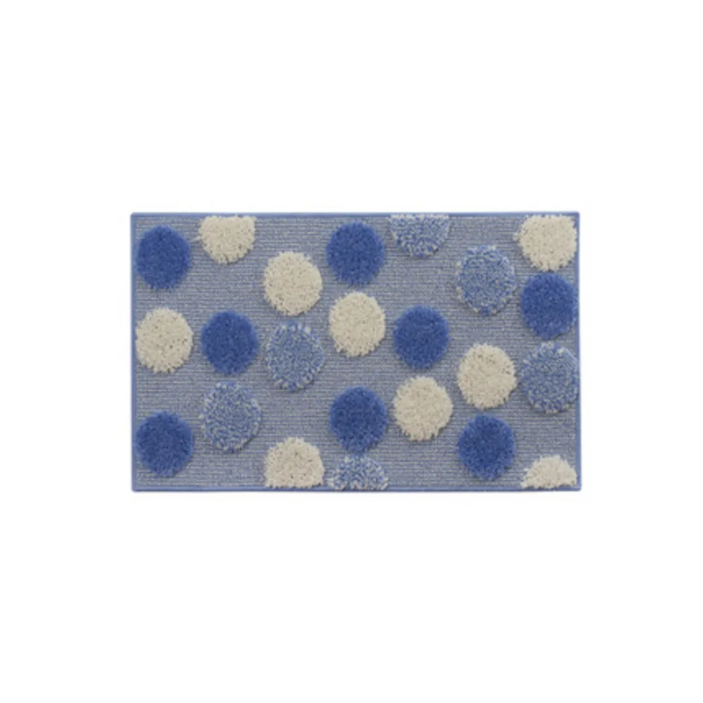 TAPPETO BAGNO IOS 50X80 CM BLU