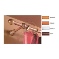 BASTONE LEGNO A STRAPPO D 23 CILIEGIO 140CM C/SUPP.