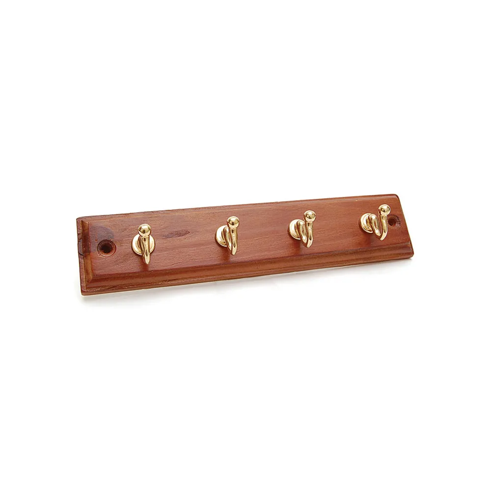 APPENDIABITI HOLZ 4 POSTI 235X50 MM NOCE ORO (5 APPENDIABITI HOLZ 4 POSTI 235X50 MM NOCE ORO (5