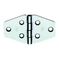 CERNIERA PERNO FISSO  854 IN INOX NAUTICA 70X40 MM (12