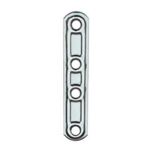 PIASTRA 163/IN DIRITTA INOX 4 FORI 100 MM (20