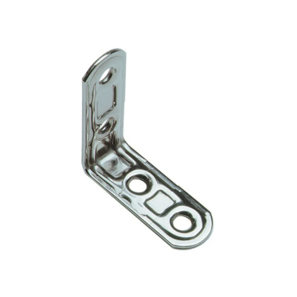 PIASTRA 164/IN LASTRINA ANGOLARE INOX 4 FORI 30X30 MM (20 PIASTRA 164/IN LASTRINA ANGOLARE INOX 4 FORI 30X30 MM (20