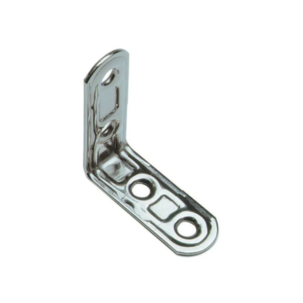 PIASTRA 164/IN LASTRINA ANGOLARE INOX 4 FORI 50X50 MM (20 PIASTRA 164/IN LASTRINA ANGOLARE INOX 4 FORI 50X50 MM (20