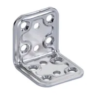 PIASTRA 746/IN ANGOLARE INOX 40X40X40 MM (5