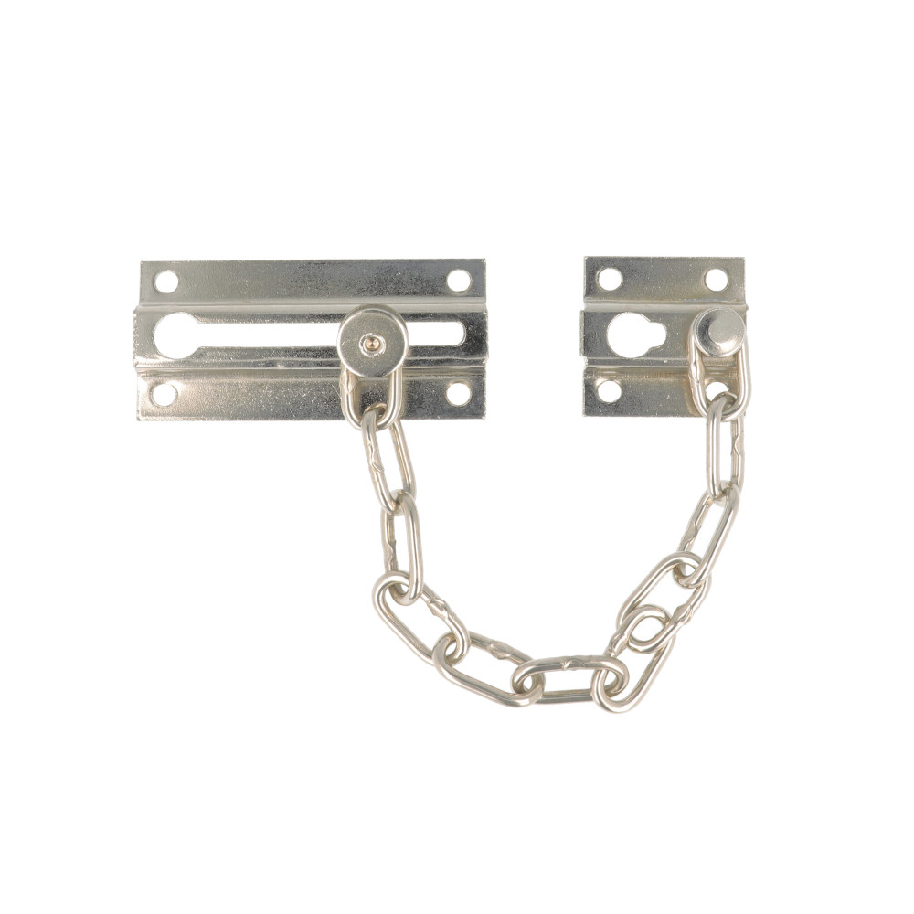 Door closer with nickel-plated iron chain