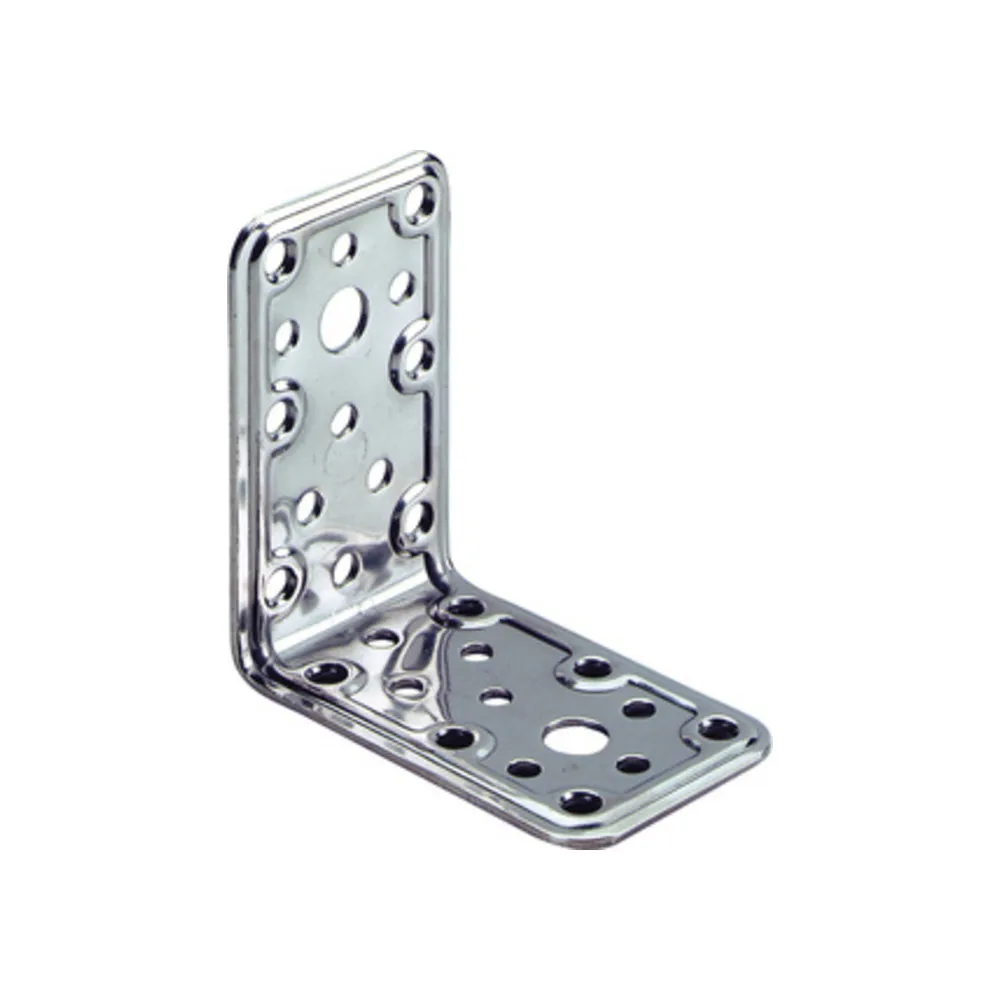 PIASTRA 771/IN ANGOLARE INOX 50X80X80 MM (5