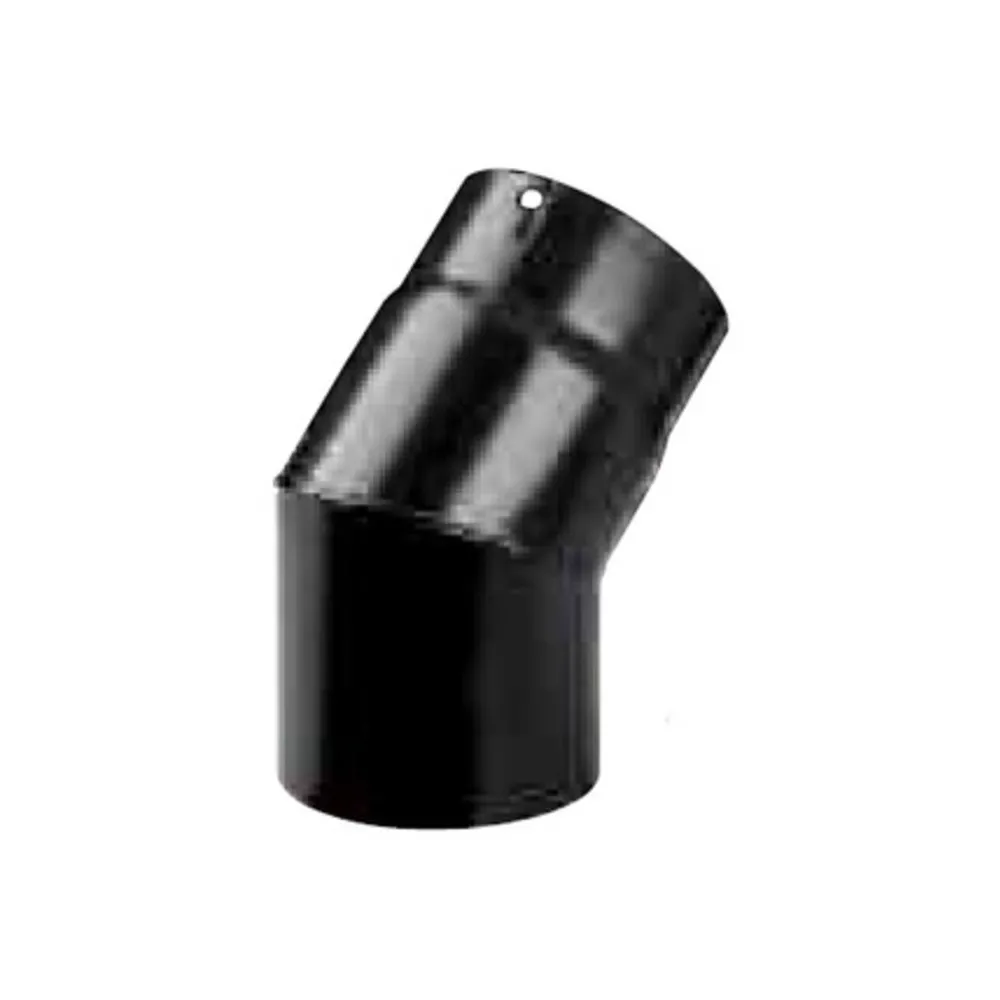 GOMITO PLUS PORCELLANATO 45 D 12 CM NERO OPACO