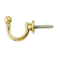 FERMATENDA GANCIO SFERA ORO LUCIDO 33X26 MM* (50