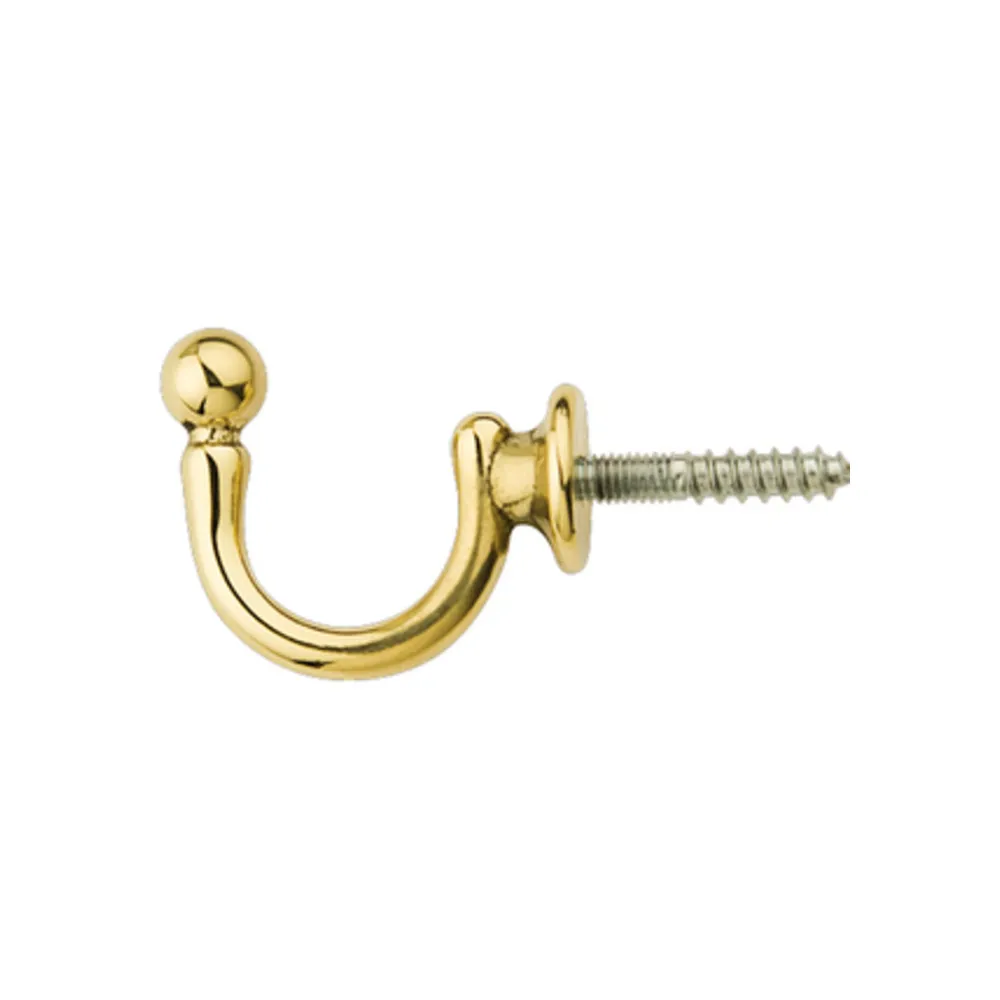 FERMATENDA GANCIO SFERA ORO LUCIDO 33X26 MM* (50 FERMATENDA GANCIO SFERA ORO LUCIDO 33X26 MM* (50