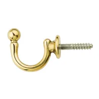 FERMATENDA GANCIO SFERA ORO LUCIDO 50X44 MM* (25