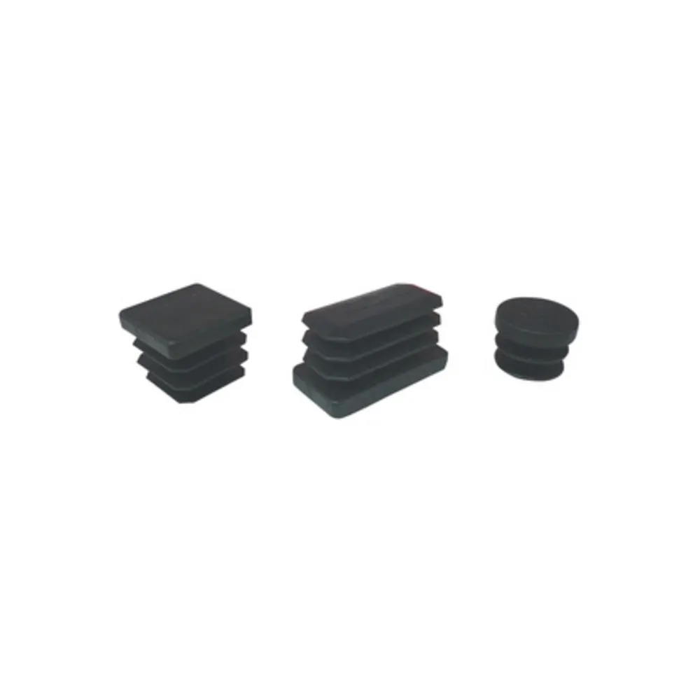 PUNTALE ALETTATO TONDO 16 MM PLASTICA NERO (500