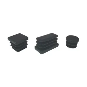 PUNTALE ALETTATO TONDO 16 MM PLASTICA NERO (500