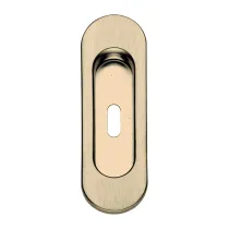 MANIGLIA OVALE P/PORTA SCORR C/FORO OTT LUC (10