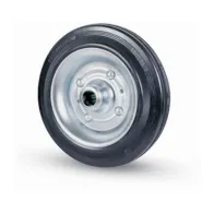 RUOTA INDUSTRIALE D 200 MM GOMMA 112 C/CUSCINET